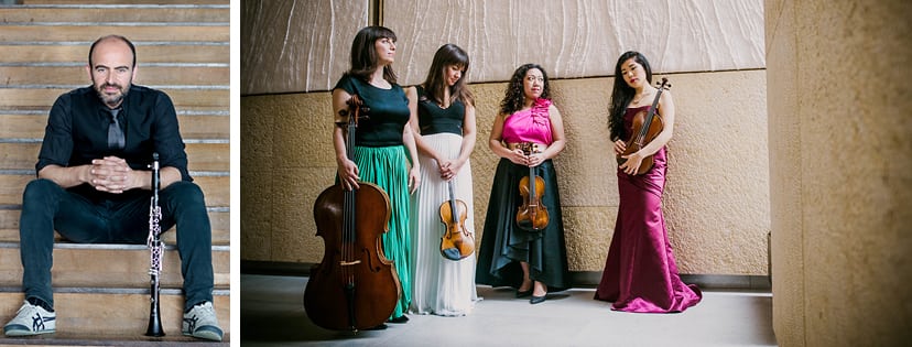 Yo-Yo Ma Silk Road Ensemble's Kinan Azmeh joins forces with Aizuri Quartet for LiveConnections Season Finale